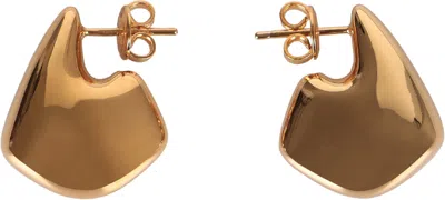 Bottega Veneta Fin Mini Earrings In Yellow