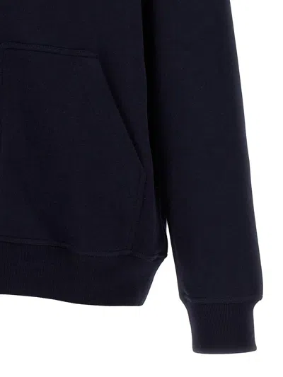 Brunello Cucinelli Dark Blue Cotton Sweatshirt In Blue