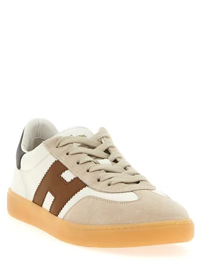 Hogan Cool Leather Low-top Sneakers In White