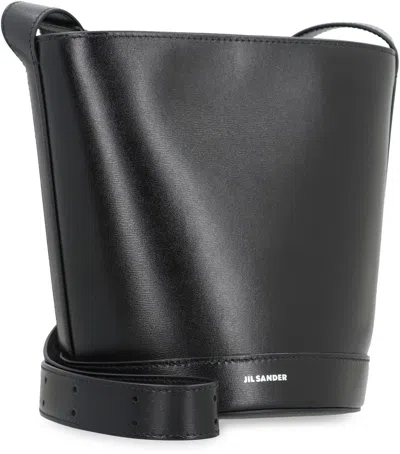 Jil Sander Bucket Shape Shoulder Bag With Adjustable Strap