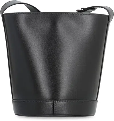 Jil Sander Bucket Shape Shoulder Bag With Adjustable Strap
