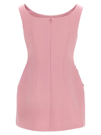 Magda Butrym Floral Appliqued Wool Mini Dress