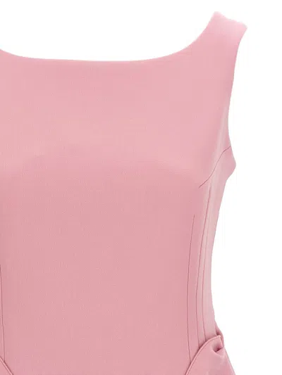 Magda Butrym Floral Appliqued Wool Mini Dress