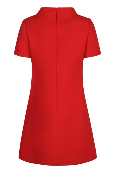 Valentino Garavani Wool And Silk Mini Dress