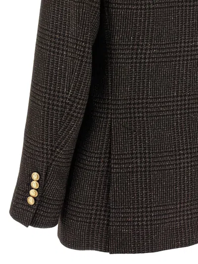 Brunello Cucinelli Prince Of Wales Blazer In Multi
