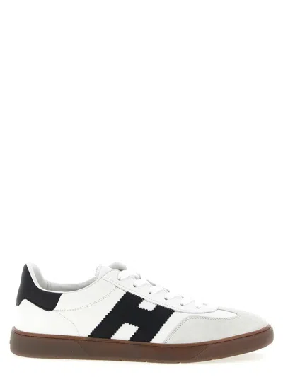 Hogan Sculpted Sneakers With Contrasting Accents In White