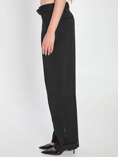 Bottega Veneta Trousers In Wool In Black