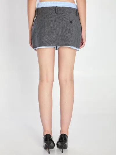 Alexander Wang Wool Blend Miniskirt