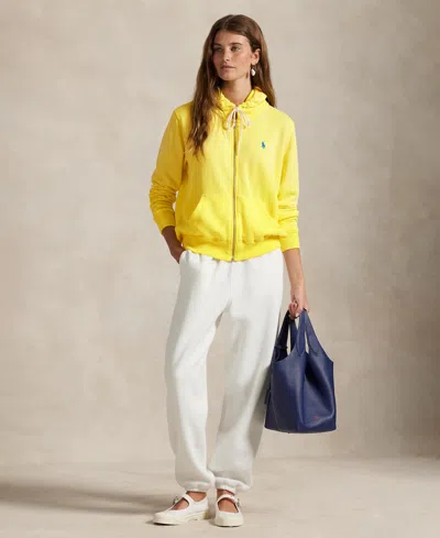 Polo Ralph Lauren Women's Lightweight Fleece Full-zip Hoodie Sweatshirt