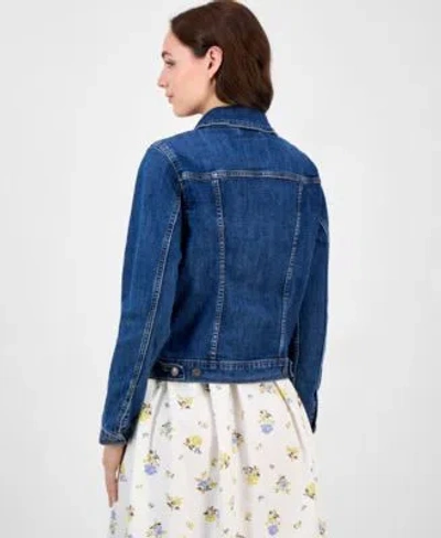 Levi's Levis Womens Original Denim Trucker Jacket Adore Midi Dress