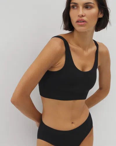 Soma Seamless Rib Bralette In Black Size 2xl |  Women's Bras