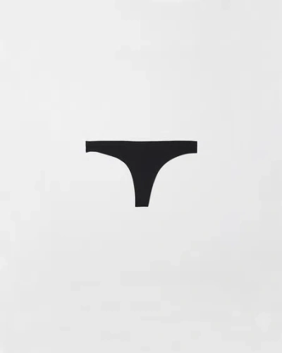 Soma Women's Enbliss Soft Stretch Thong Panty In Gray Size Xl |