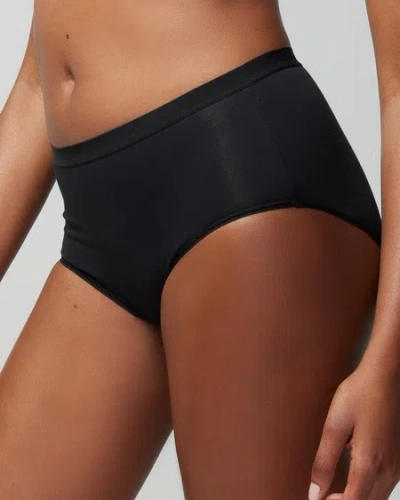Soma Women's Cotton Modern Brief Panty In Gray Size Large |