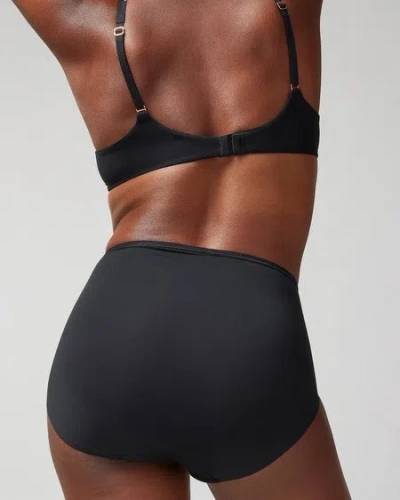 Soma Women's No Show High-waist Brief Panty In Gray Size Medium |  Vanishing Edge Panties
