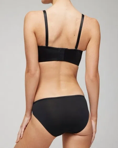 Soma Women's No Show Hipster Panty In Black Size Xs |  Vanishing Edge Panties