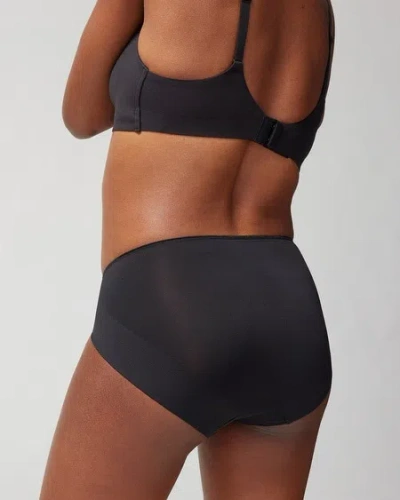 Soma Women's Vanishing Tummy High-leg Brief Panty In Black Size Large |