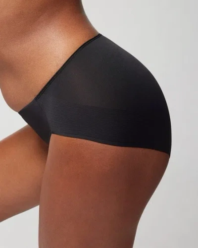 Soma Women's Vanishing Tummy High-leg Brief Panty In Black Size Large |