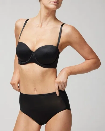 Soma Women's No Show Modern Brief Panty In Black Size Medium |  Vanishing Edge Panties