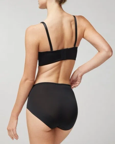 Soma Women's No Show Modern Brief Panty In Black Size Medium |  Vanishing Edge Panties
