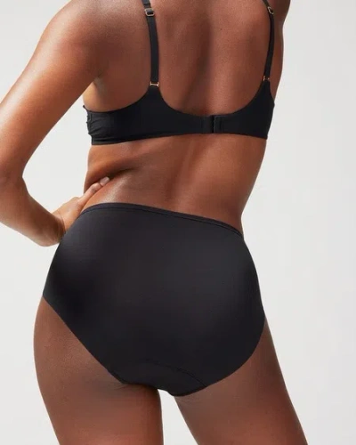 Soma Women's No Show High-leg Panty In Black Size Xs |  Vanishing Edge Panties