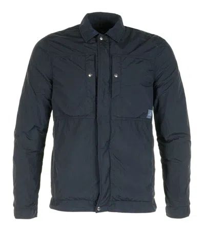 Paul Smith Garment Dyed Nylon Jacket Navy In Blue
