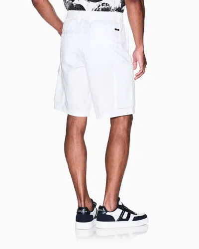 Armani Exchange Twill Cargo Bermuda Shorts