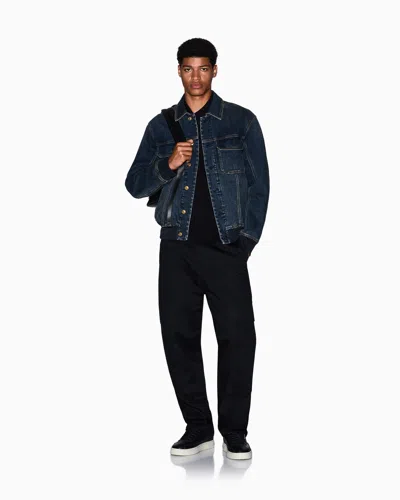 Armani Exchange Polo Shirts In Black