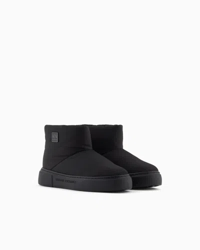 Armani Exchange Booties In Black