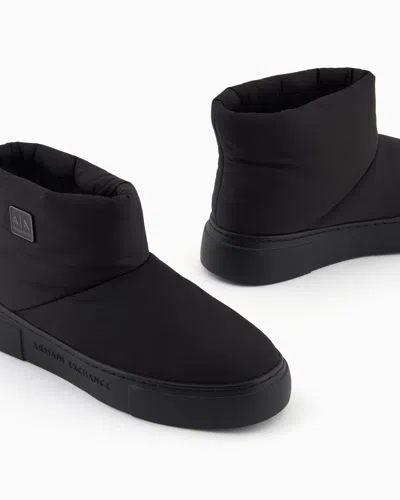 Armani Exchange Booties In Black