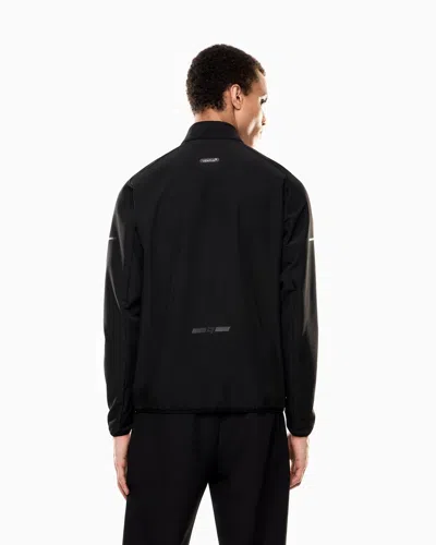 Ea7 Dynamic Athlete Zip-up Sweatshirt In Ventus7 Technical Fabric