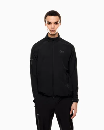 Ea7 Dynamic Athlete Zip-up Sweatshirt In Ventus7 Technical Fabric