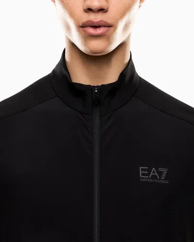 Ea7 Dynamic Athlete Zip-up Sweatshirt In Ventus7 Technical Fabric