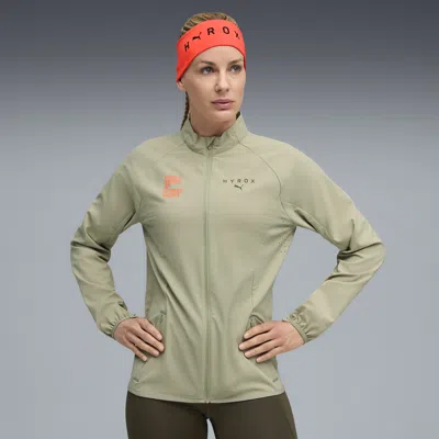 Puma X Hyrox Ultraweave Jacket Women In Green