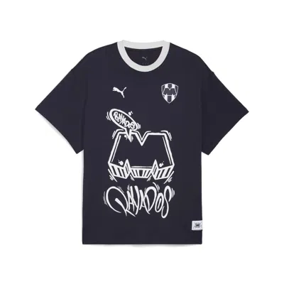 Puma Hoops X Cf Monterrey Basketball T-shirt Men In Blue