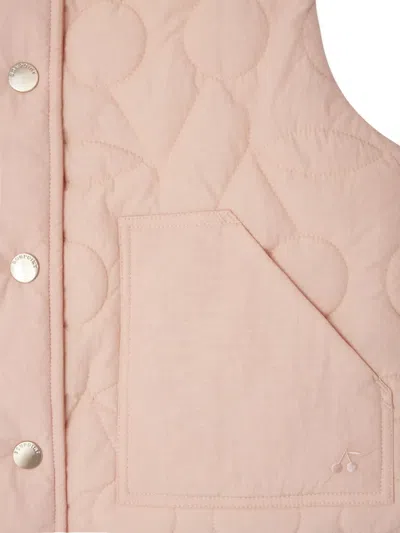 Bonpoint Jilian Quilted Vest In Pink In Pink