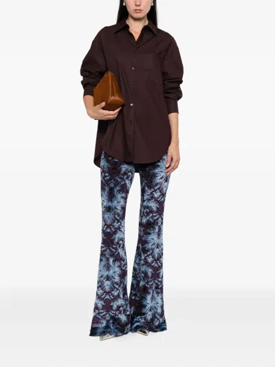 Etro Abstract-pattern Trousers In Multi