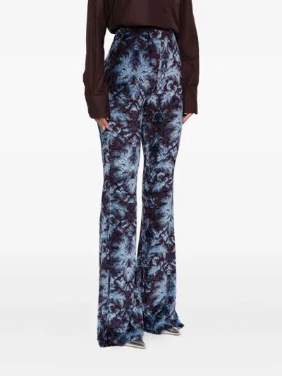 Etro Abstract-pattern Trousers In Multi