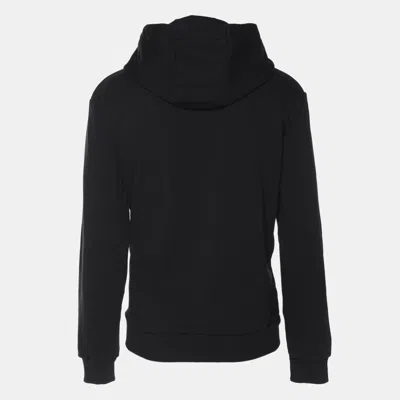 Pre-owned Emporio Armani Navy Blue Jersey Hooded Sweatshirt Xs