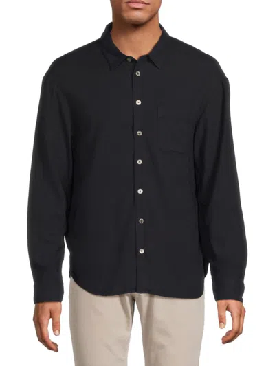 Zadig & Voltaire Tyrona Long-sleeve Shirt In Black