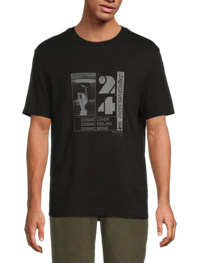 Zadig & Voltaire Ted Photoprint T-shirt In Black