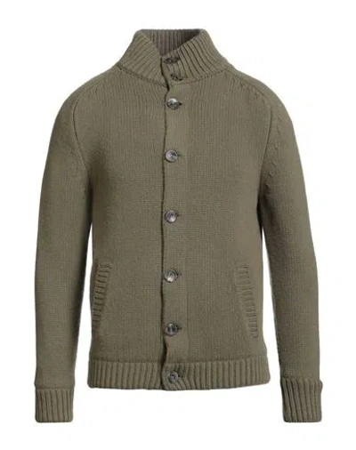 Herno Resort Man Jacket Military Green Size 42 Wool In Green