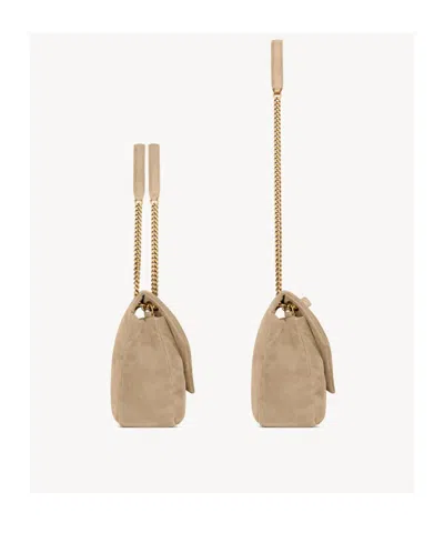 Saint Laurent Calypso Large In Suede