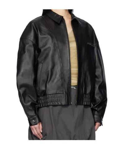 Paloma Wool Bomber Leather Jacket