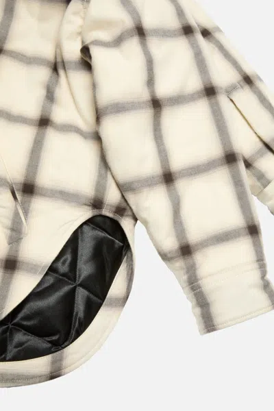 Acne Studios Button-down Shirt Jacket In Neutral