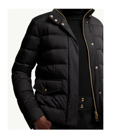 Moncler Bessettes Quilted Down Jacket In Black