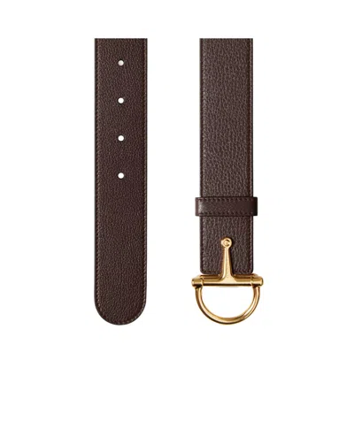 Gucci Belt With Half-horsebit Buckle