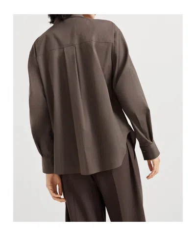 Brunello Cucinelli Long-sleeved Buttoned Shirt