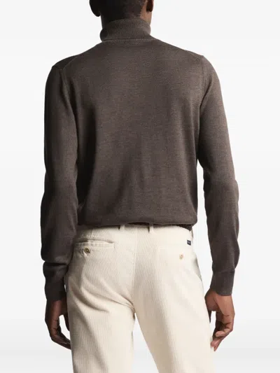 Fay Turtleneck Top In Brown