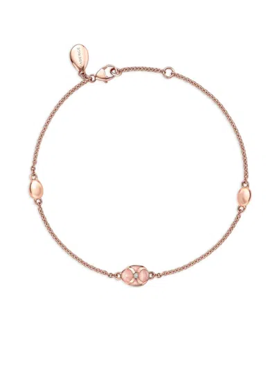 Fabergé 18kt Rose Gold Heritage Diamond Chain Bracelet In Gold