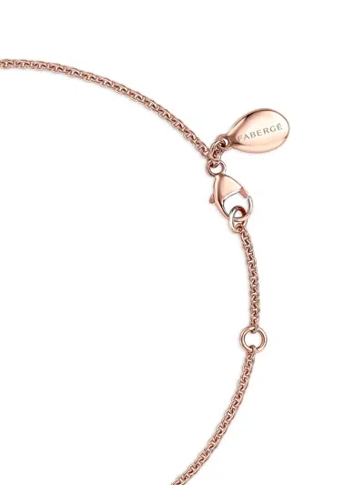 Fabergé 18kt Rose Gold Heritage Diamond Chain Bracelet In Gold